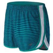 New Balance Accelerate 2.5in Printed Short Sea Glass with Deep Water N87e1415